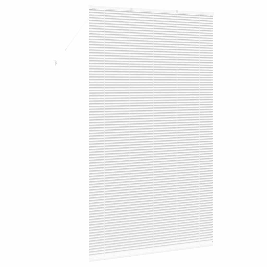 White Slat Blinds 220 x 130 cm Aluminum