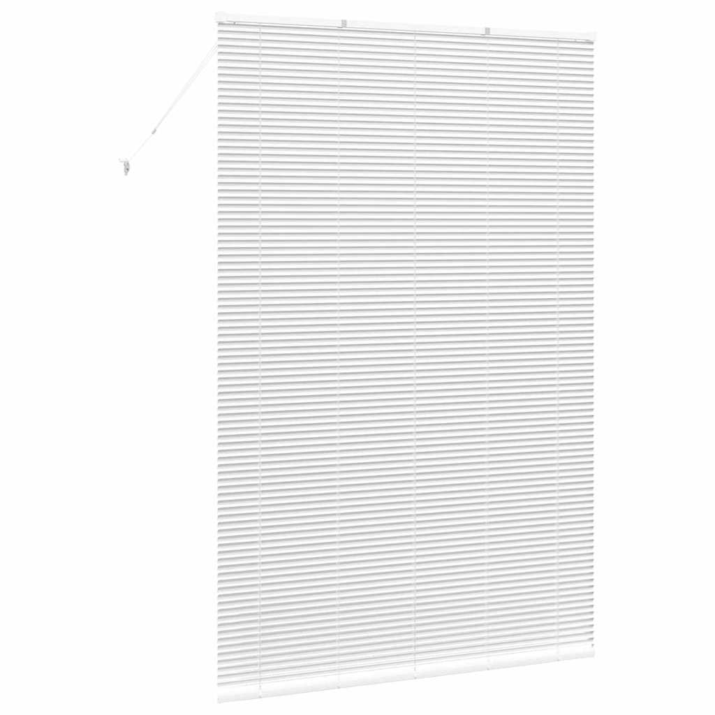 White Slat Blinds 220 x 140 cm Aluminum