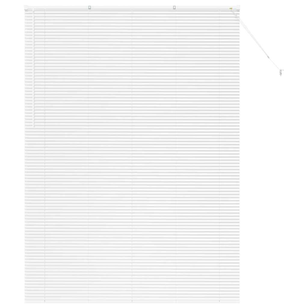Balkenjalousien Weiß 220 x 160 cm Aluminium