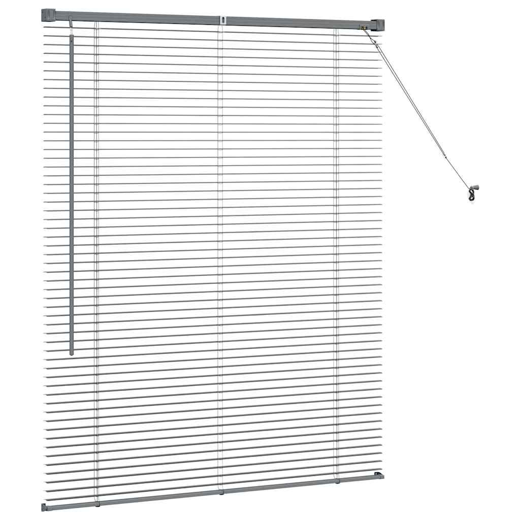 Venetian Blinds Dark Grey 130 x 100 cm Aluminium