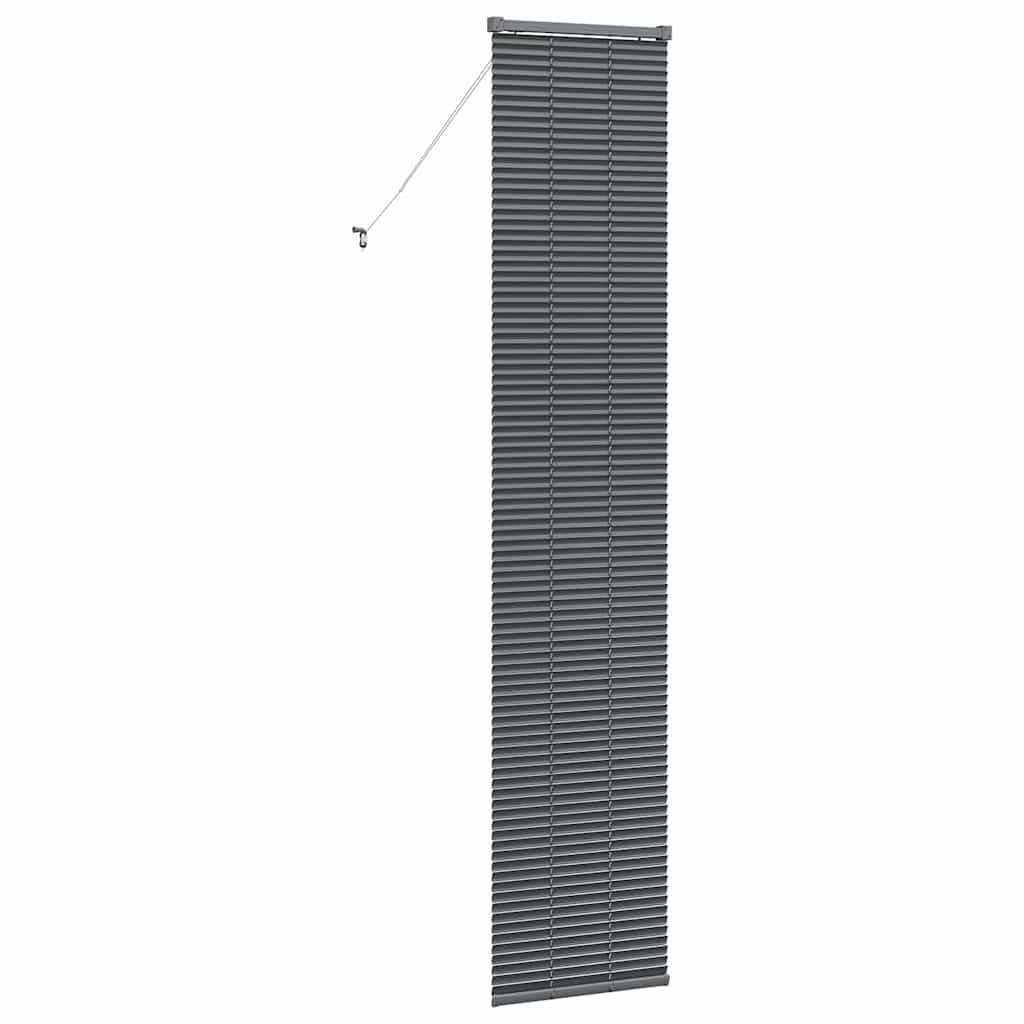 Venetian Blinds Dark Grey 220 x 40 cm Aluminum