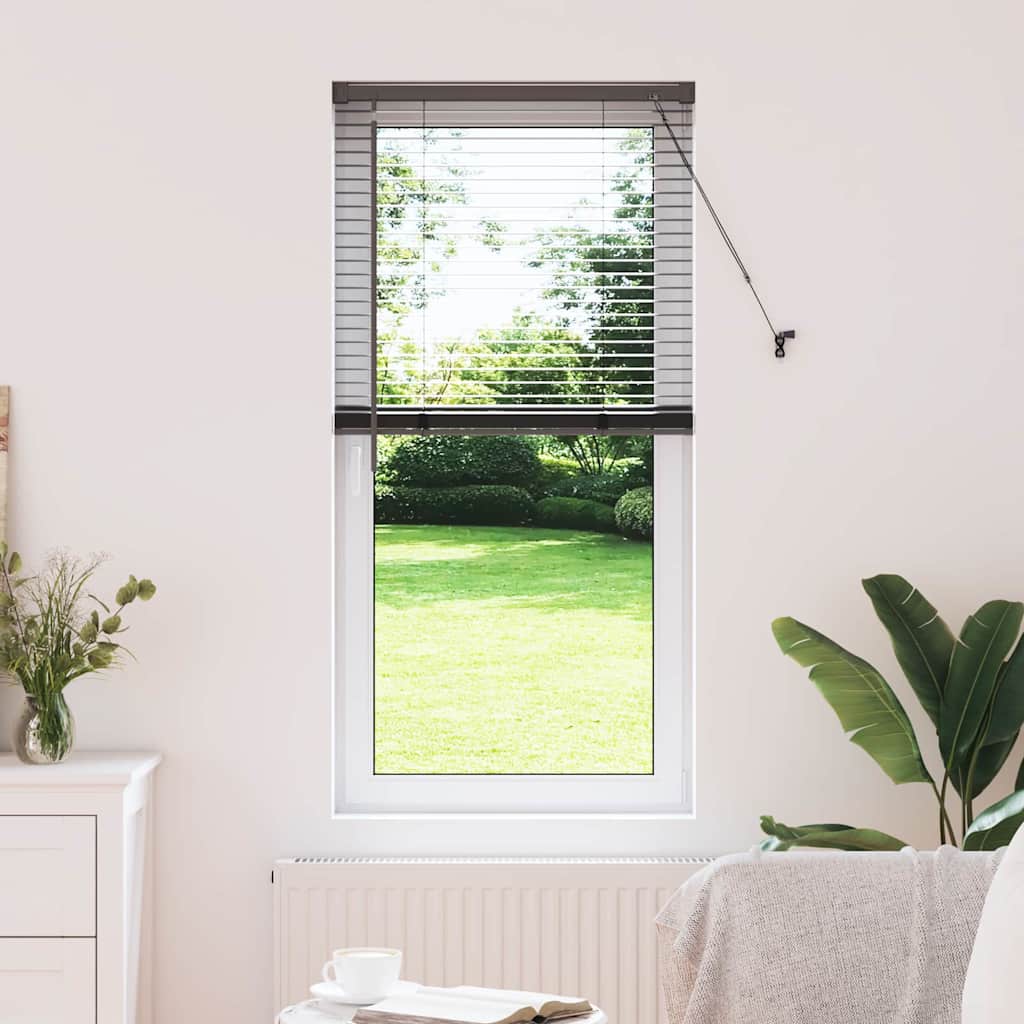 Venetian Blinds Black 60 x 2.5 x 130 cm Aluminum
