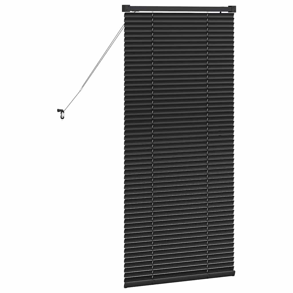 Venetian Blinds Black 60 x 2.5 x 130 cm Aluminum
