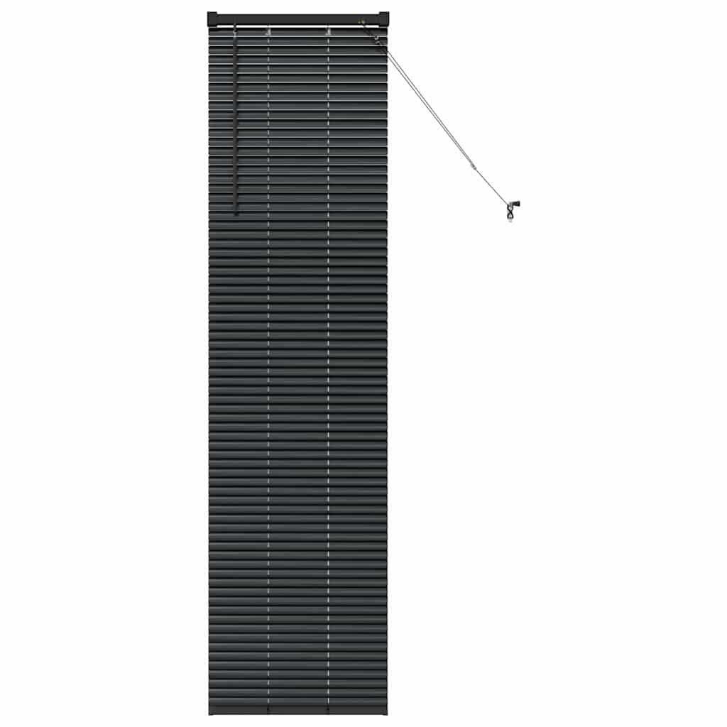 Balkenjalousien Schwarz 175 x 50 cm Aluminium