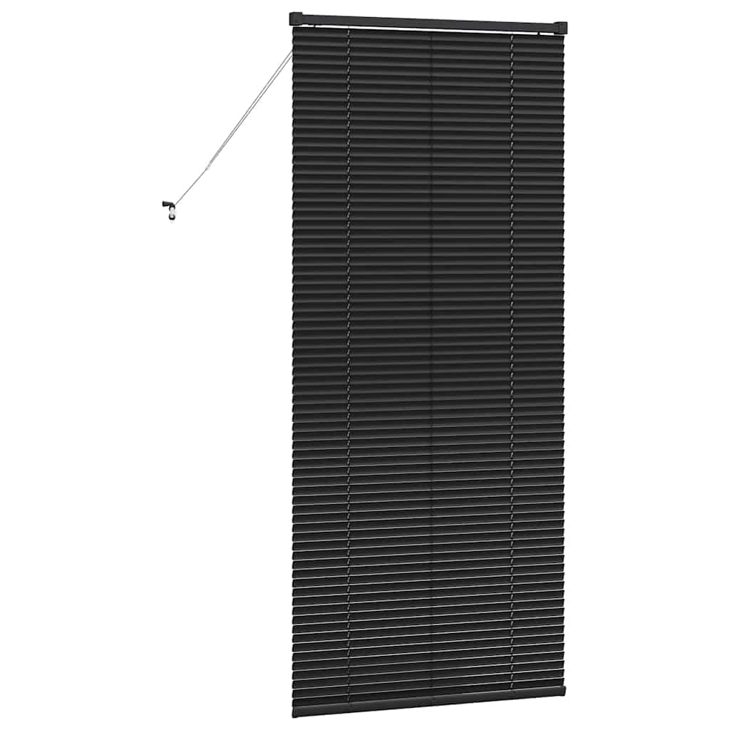 Venetian Blinds Black 175 x 80 cm Aluminum
