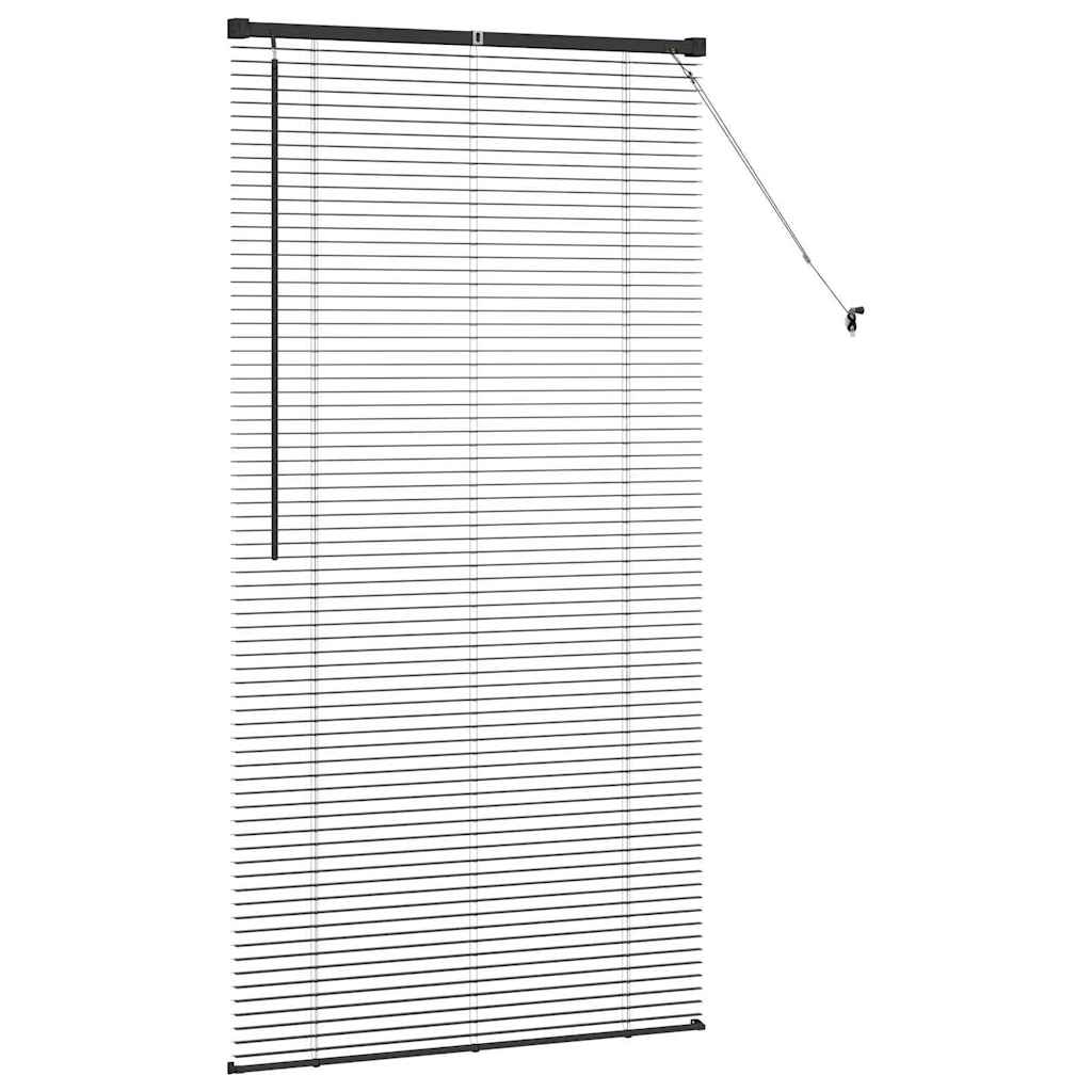 Black Venetian Blinds 175 x 95 cm Aluminum