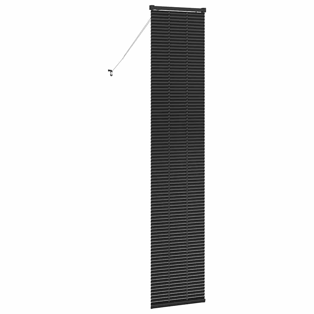 Balkenjalousien Schwarz 220 x 50 cm Aluminium