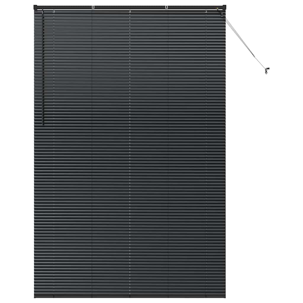Store vénitien noir 220 x 145 cm aluminium