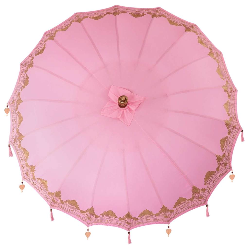 Balinesischer Sonnenschirm 260 Rosa 210-220 cm