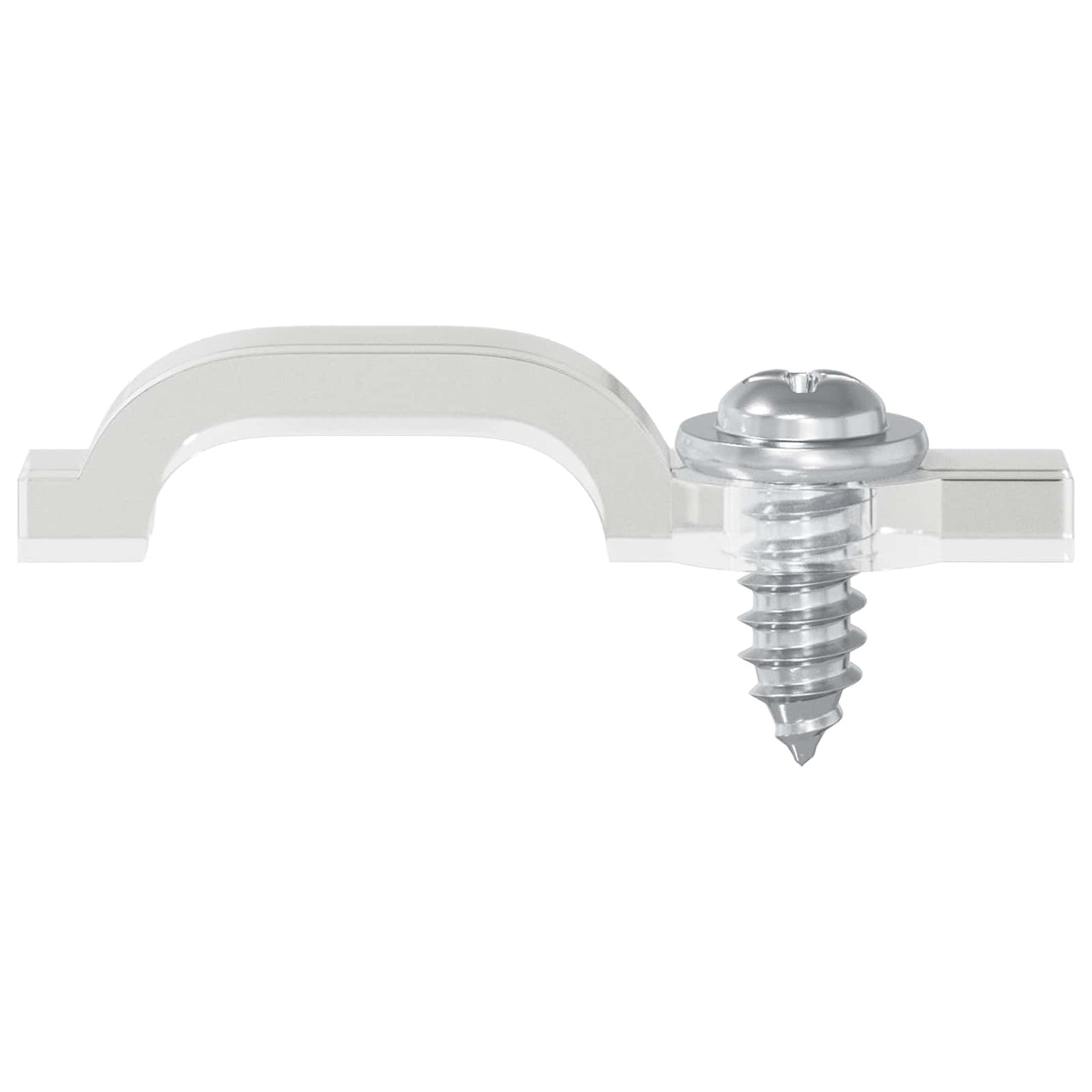 Clips pour ruban LED 12 pièces transparents 23,8 x 7,3 x 4,3 mm
