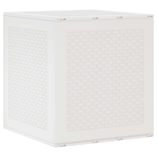 Aufbewahrungsbox mit Speicher Weiß 55 x 53 x 57 cm Polypropylen