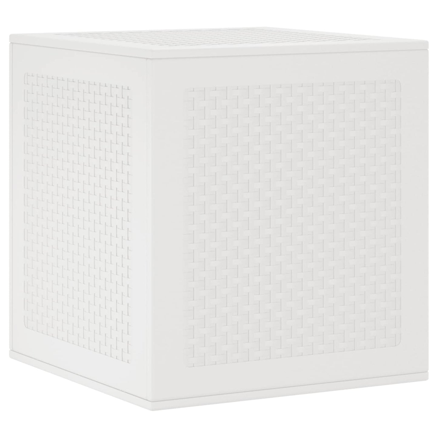 Aufbewahrungsbox mit Speicher Weiß 55 x 53 x 57 cm Polypropylen