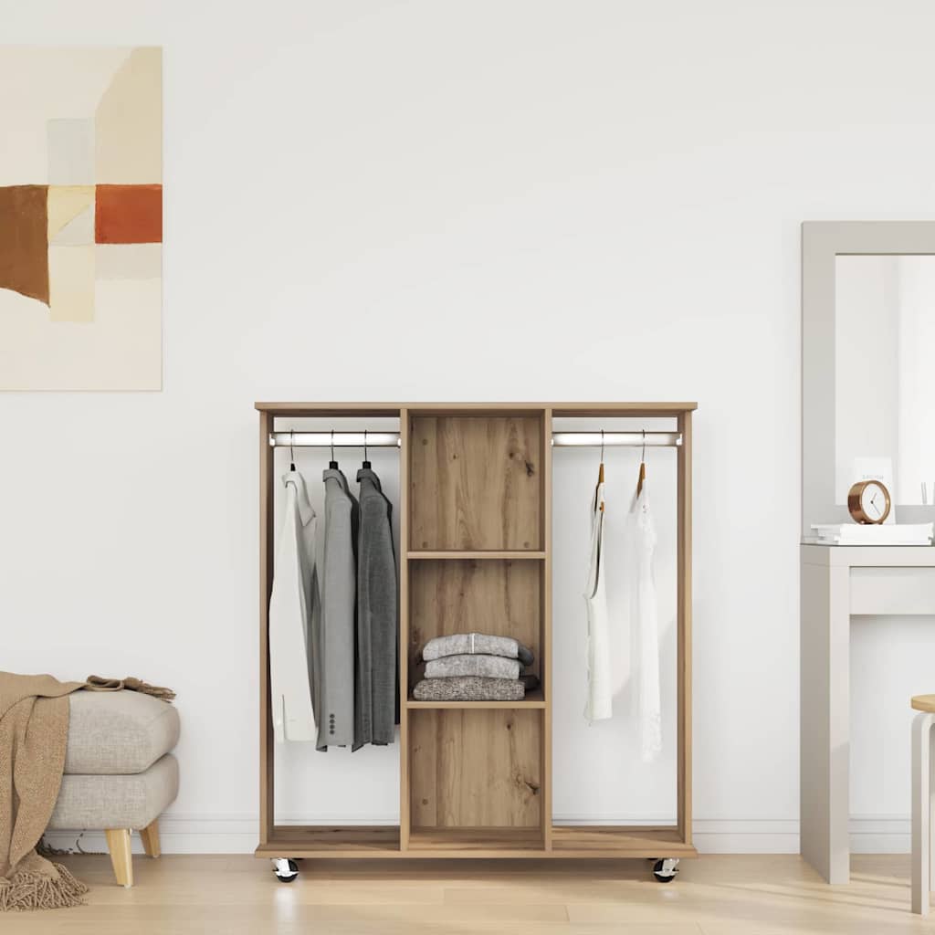 Armoire chêne Artisan 102 x 38 x 110 cm en bois d'ingénierie