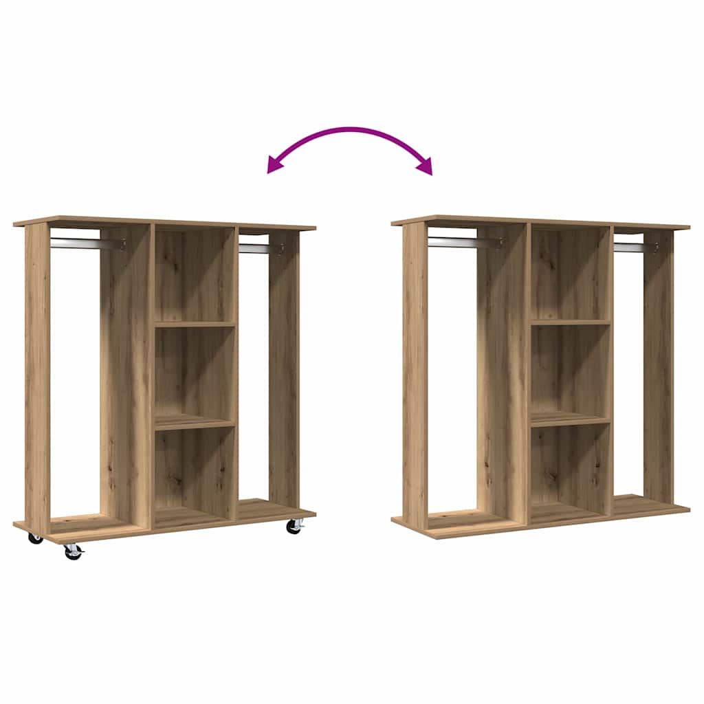 Armoire chêne Artisan 102 x 38 x 110 cm en bois d'ingénierie