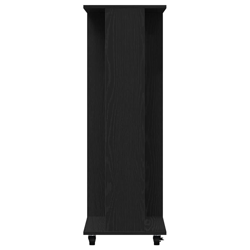 Wardrobe with Shelf Black Oak Look 102 x 38 x 110 cm