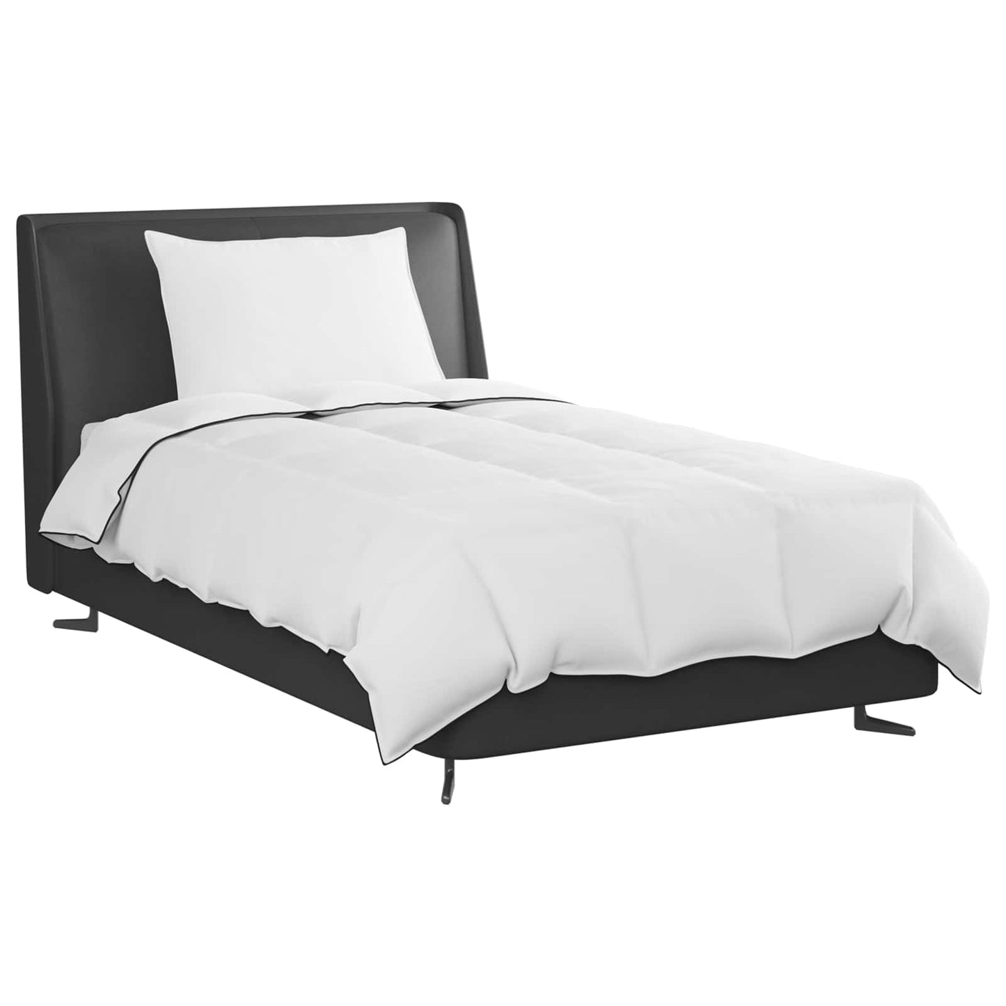 Couette d'hiver avec oreiller 2 pcs Blanc Plume et Duvet