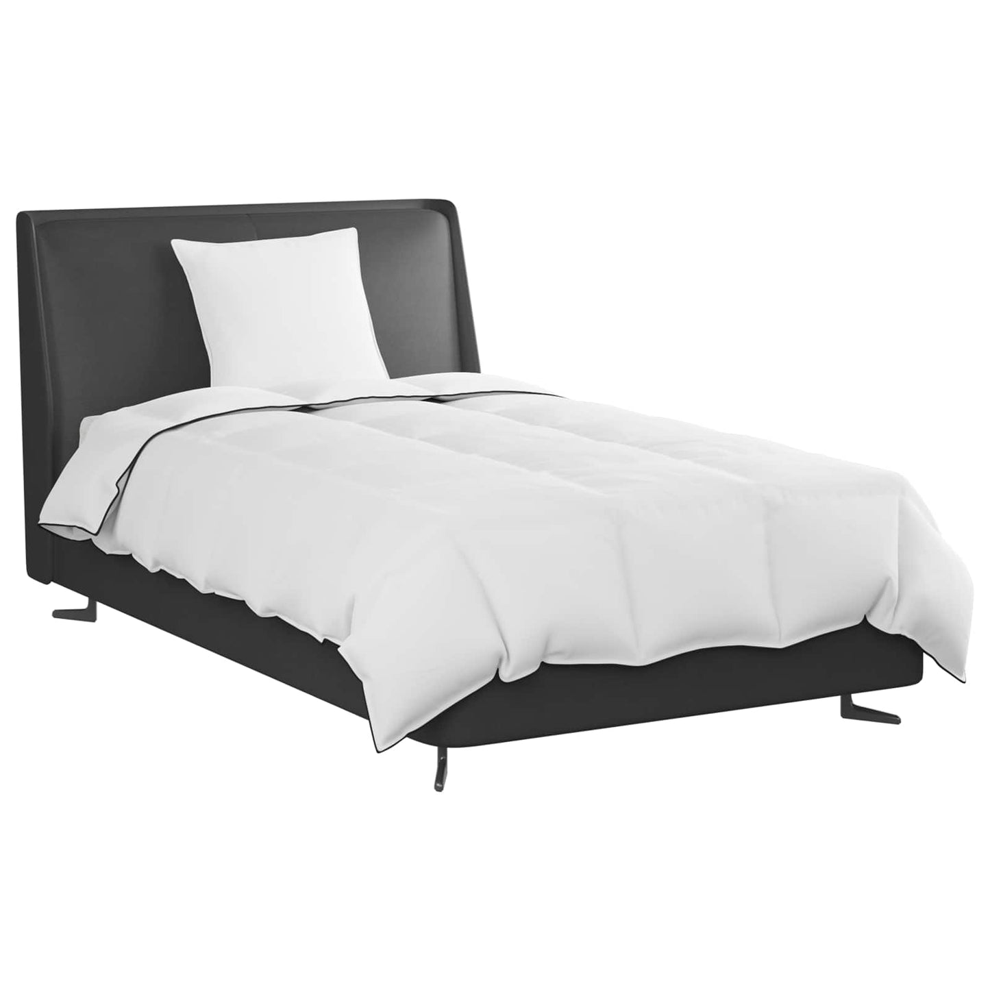 Couette d'hiver avec oreillers 2 pièces Blanc Plumes