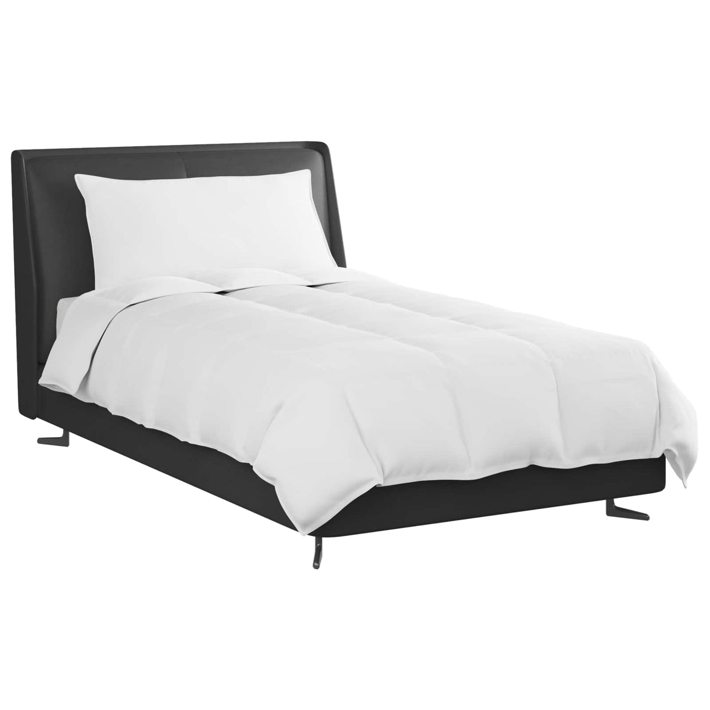 Summer Duvet with Pillow 2 pcs White Down Feather