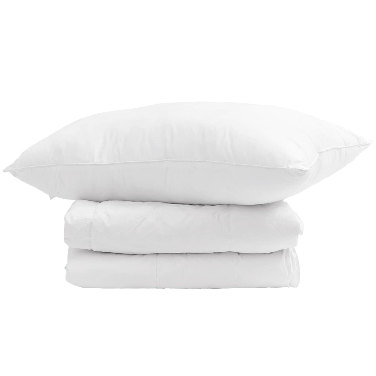 Winter Duvet with Pillow 2 pcs White Down Feather