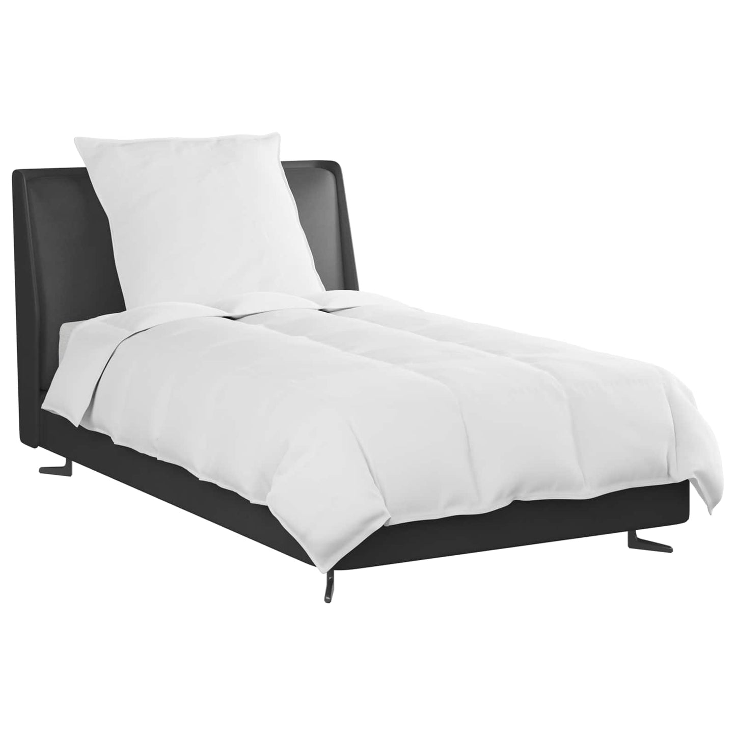 Winter Duvet with Pillow 2 pcs White Down Feather