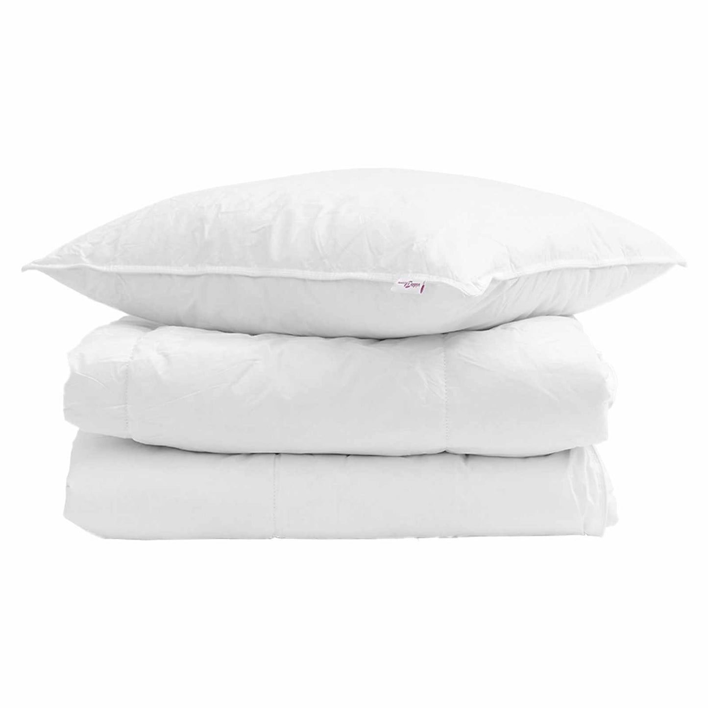Winter Duvet with Pillow 2 pcs White Down Feather