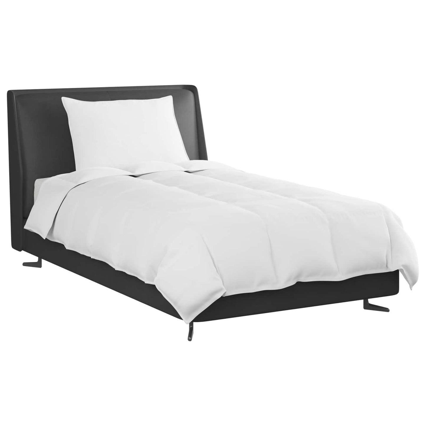 Winter Duvet with Pillow 2 pcs White Down Feather