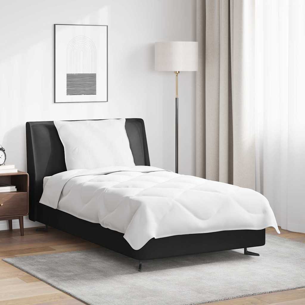 Summer Duvet with Pillows 2 pcs White Microfiber