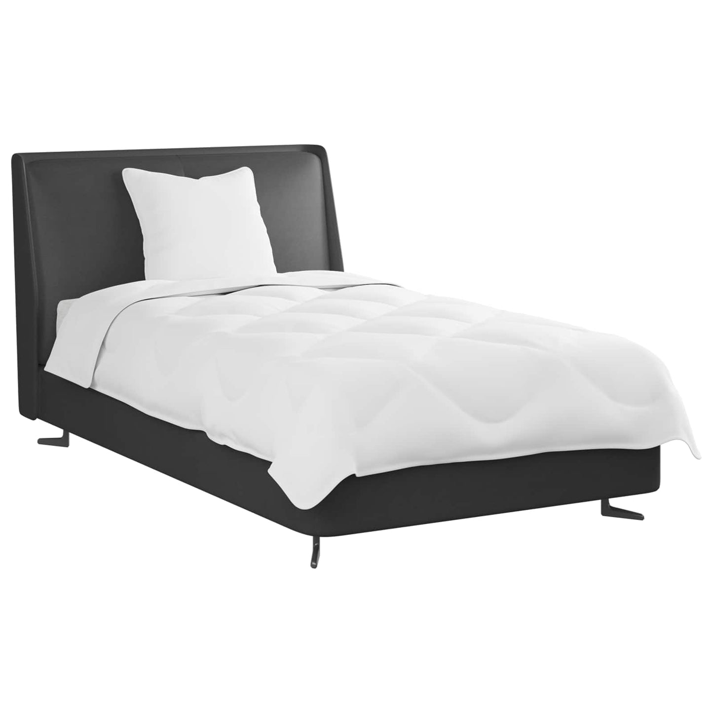 Summer Duvet with Pillows 2 pcs White Microfiber