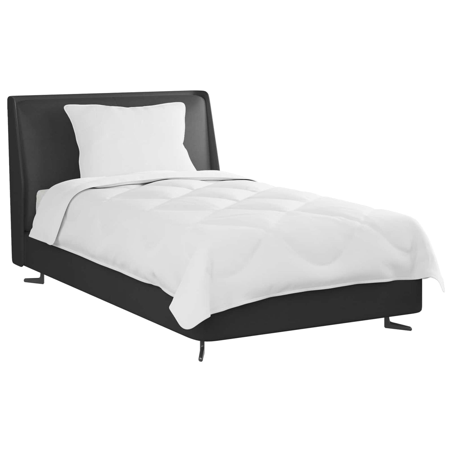 All-season duvet with pillows 2 pcs White Microfiber