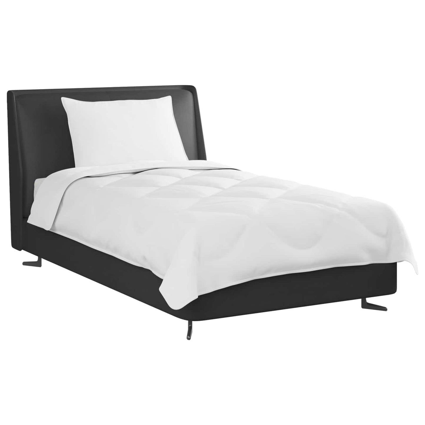 All-Season Duvet with Pillow, 2 pcs, White Microfiber