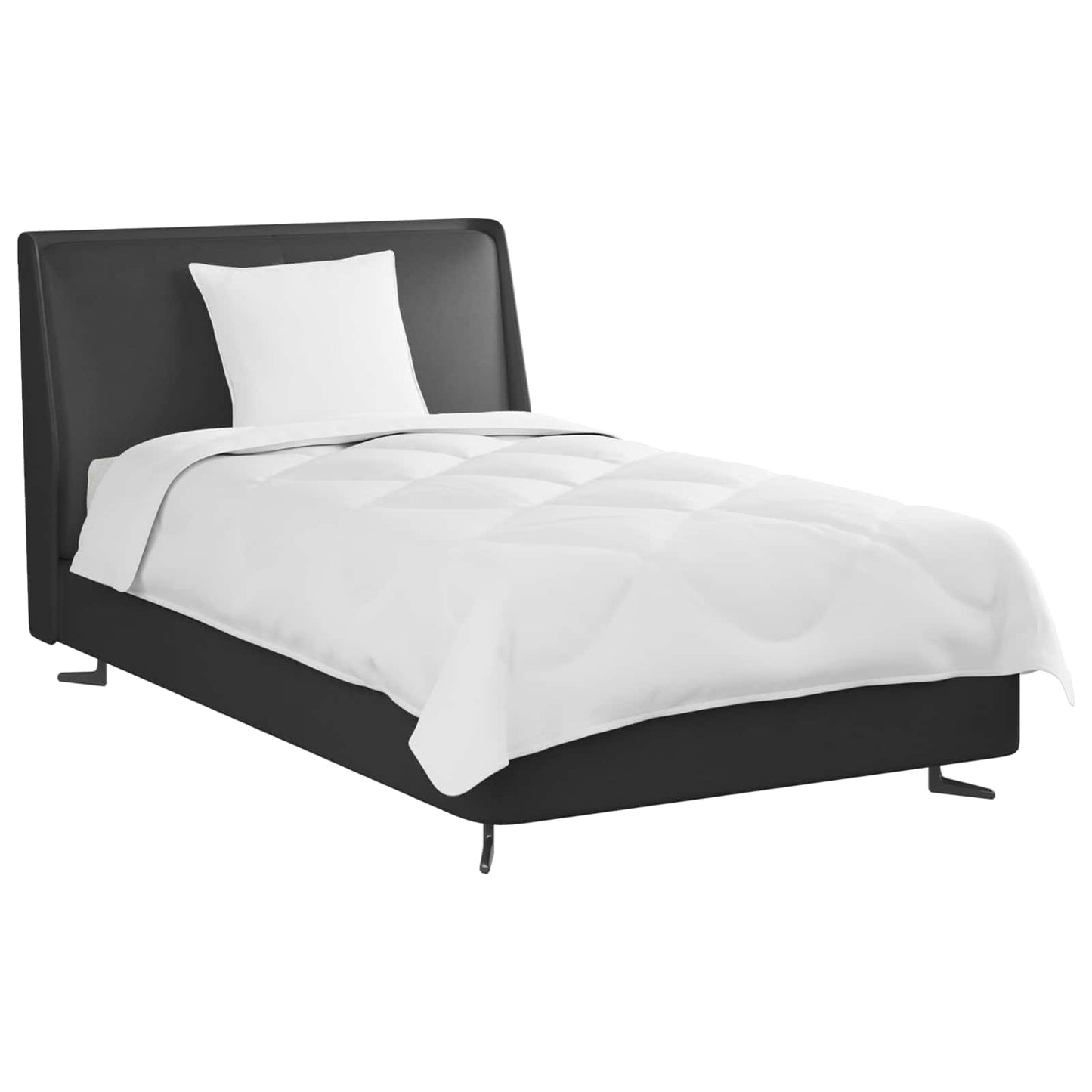 All-Season Duvet with Pillows, 2 pcs, White Microfiber