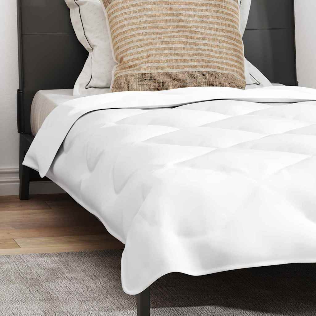 Duvet with pillows 2 pcs White Microfiber