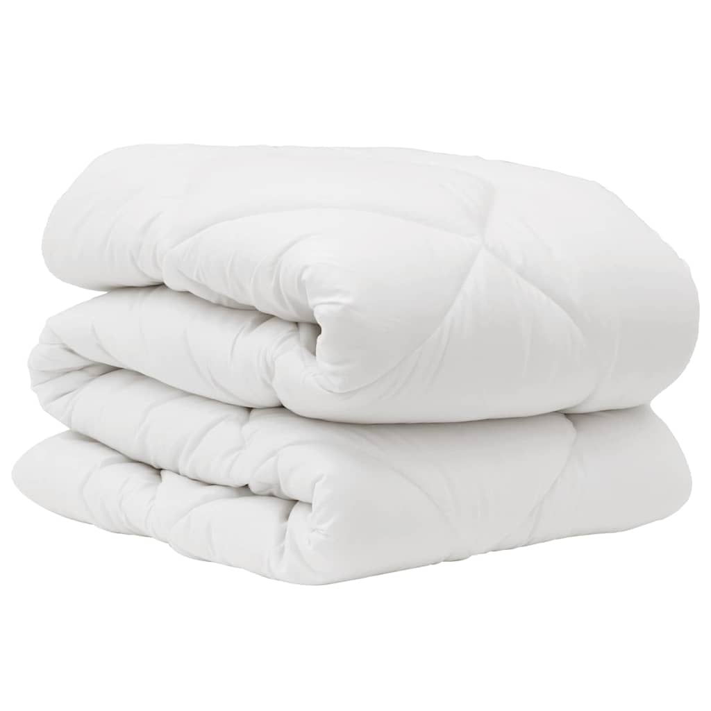 Duvet with pillows 2 pcs White Microfiber