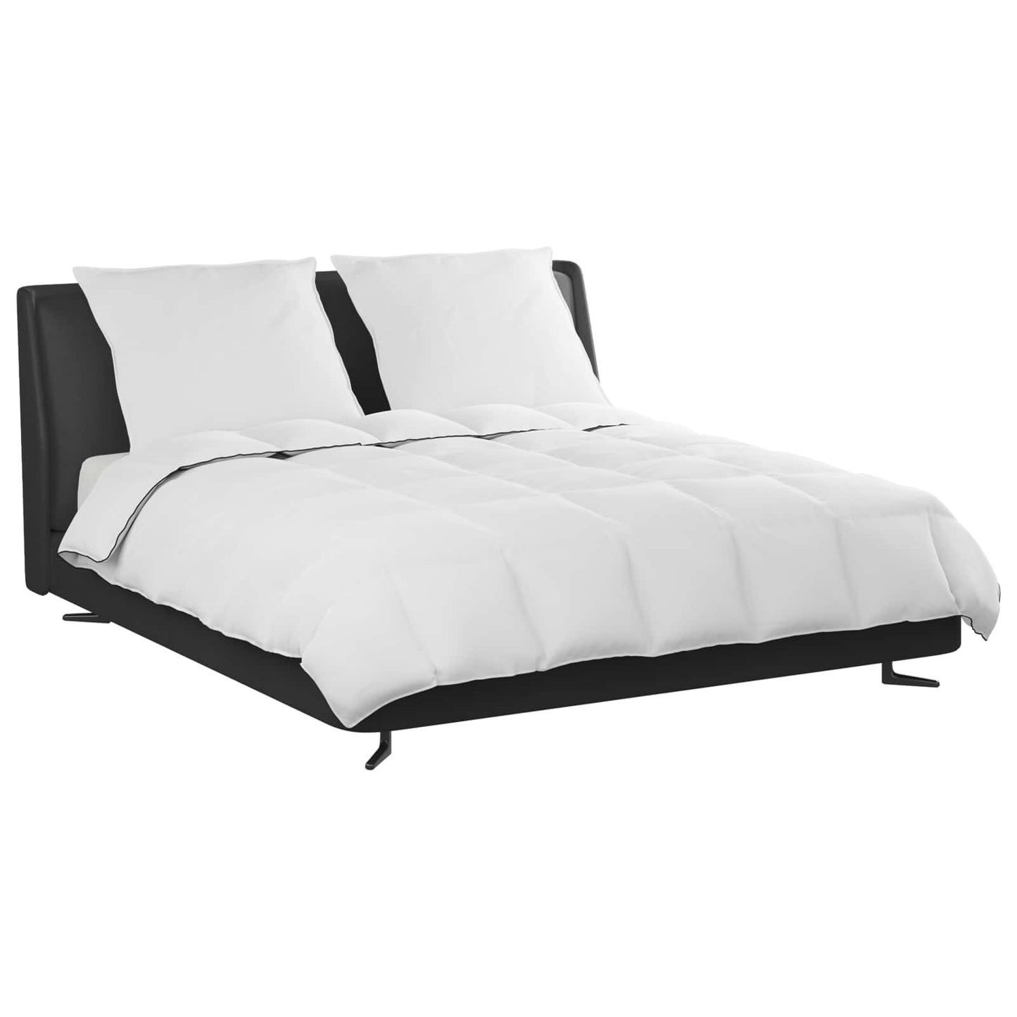 Winter Duvet with Pillow 3 pcs White Down Feather