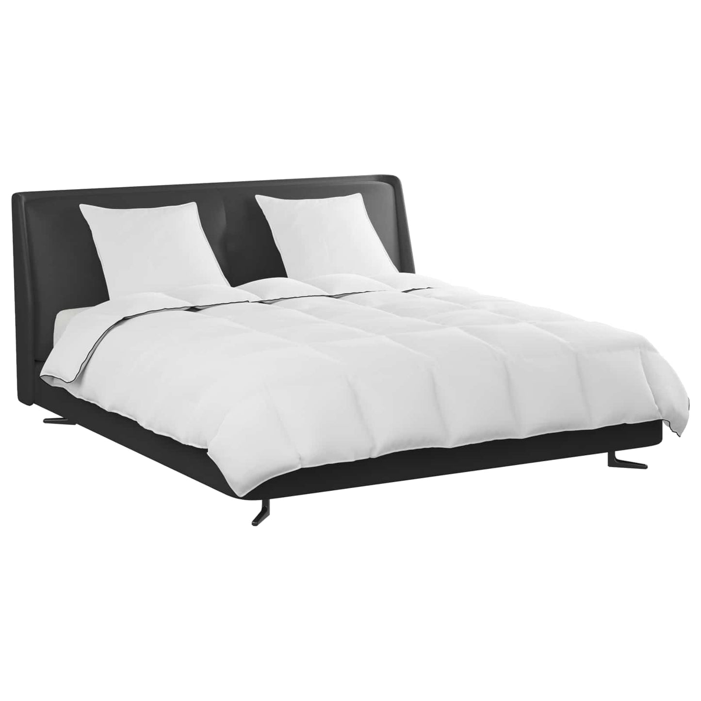 Winter Duvet with Pillows 3 pcs White Down Feather