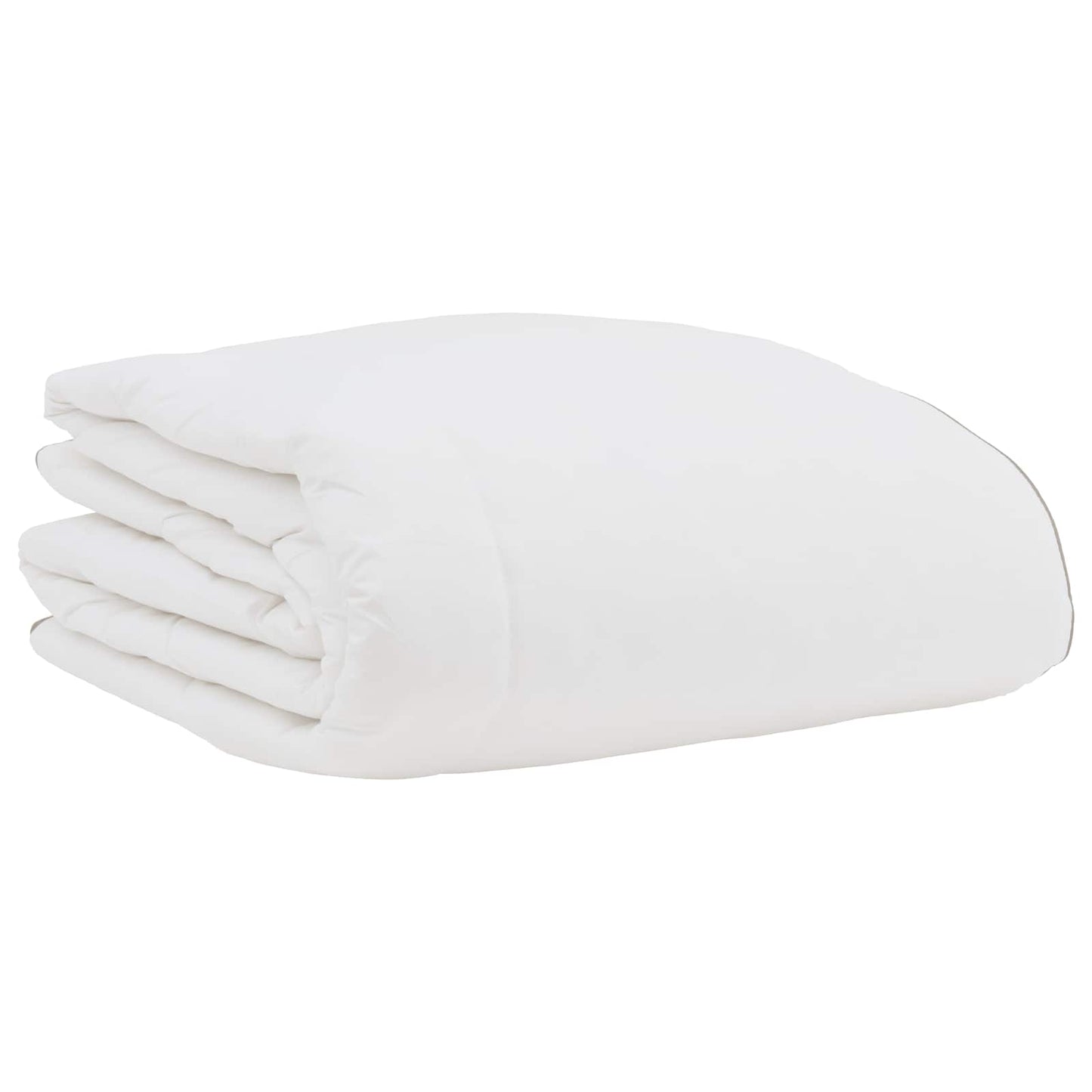 Winterbettdecke mit Kissen 3 pcs Weiß Daunenfeder