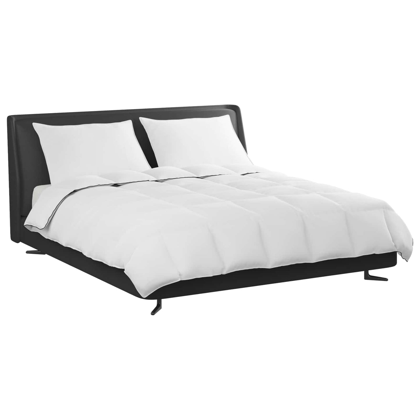 Winter Duvet with Pillows 3 pcs White Down Feather