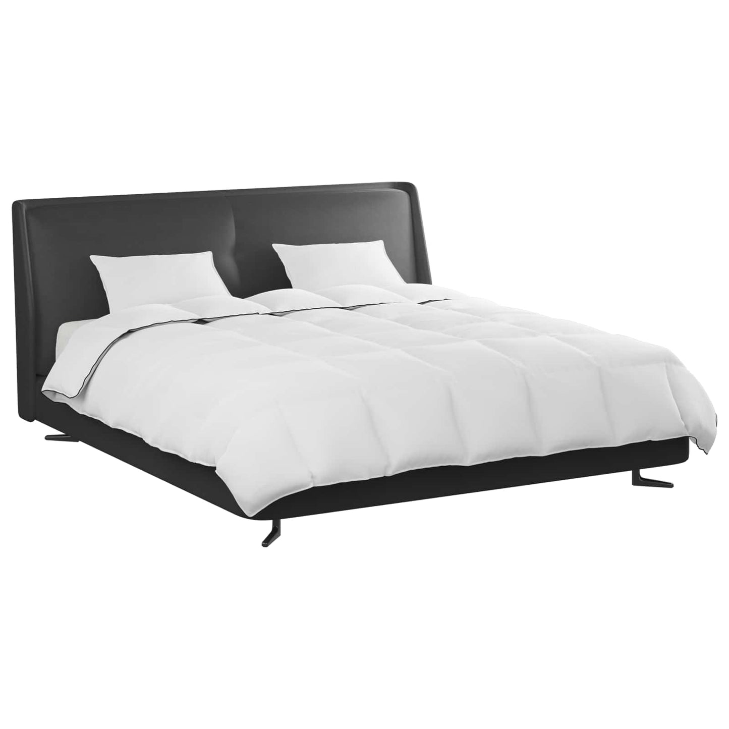 Winter Duvet with Pillows 3 pcs White Down Feather