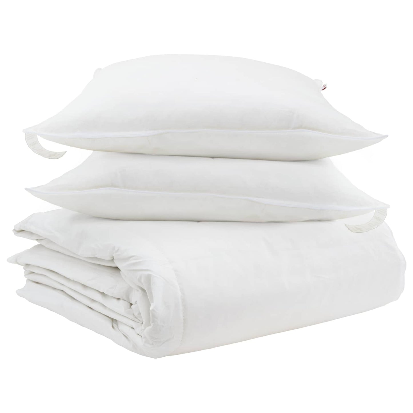 Duvet Set with Pillow 3 pcs White Down Feather