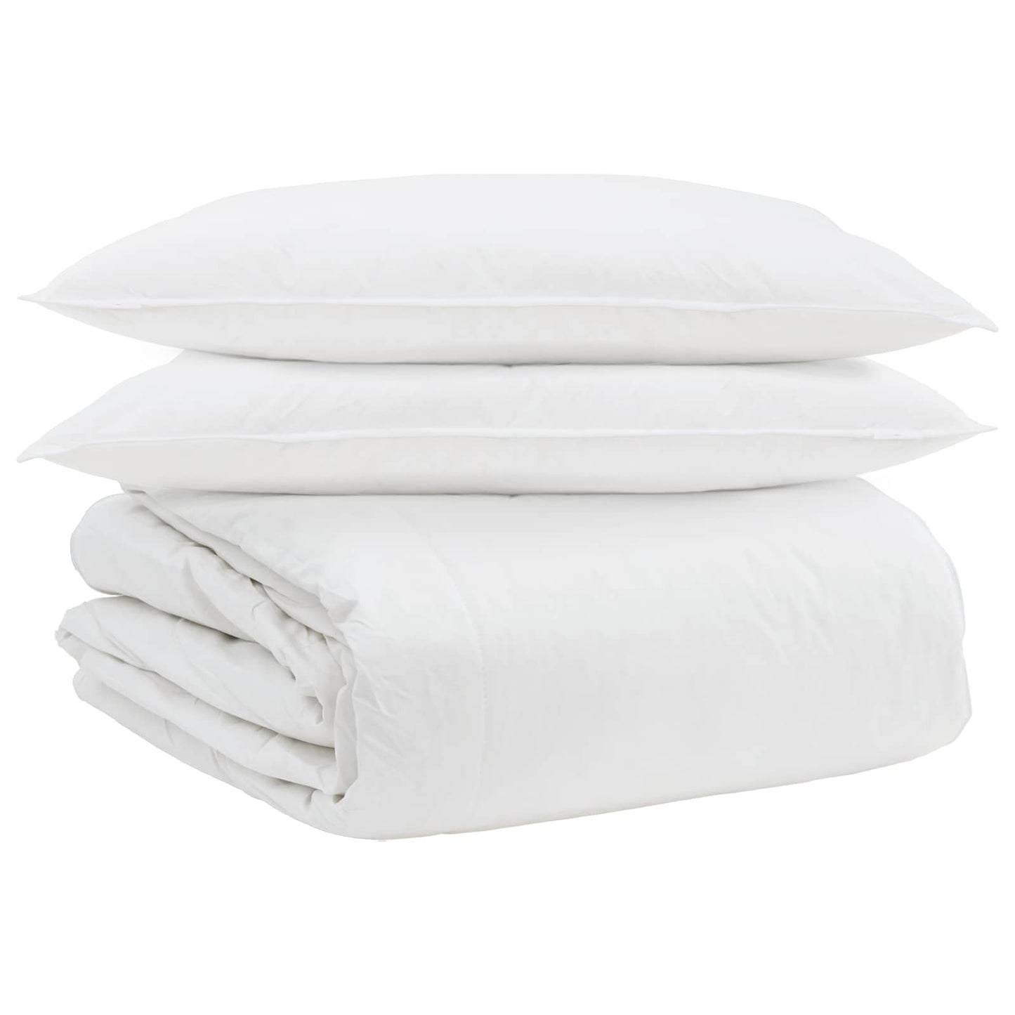 Duvet Set with Pillow 3 pcs White Down Feather
