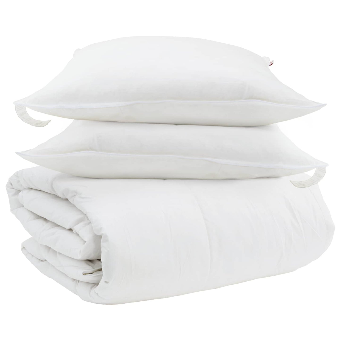 Duvet Set with Pillow 3 pcs White Down Feather