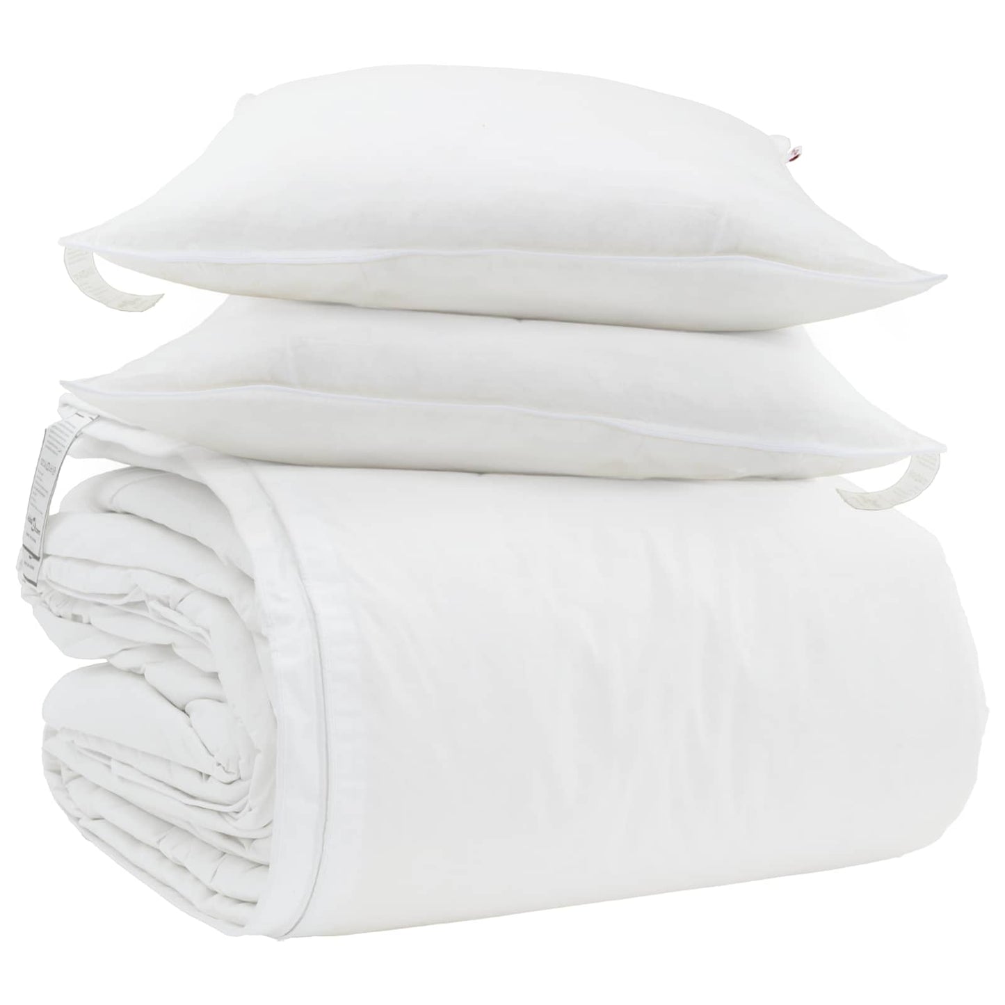 Duvet Set with Pillow 3 pcs White Down Feather