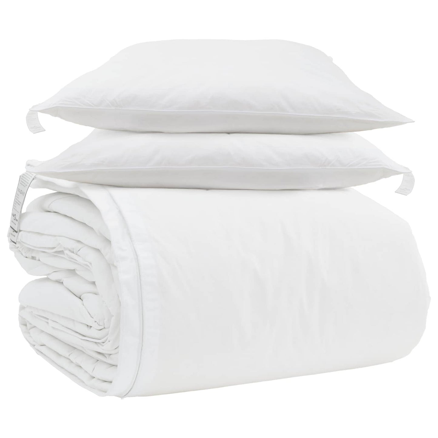 Duvet Set with Pillow 3 pcs White Down Feather