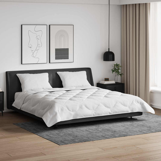Couverture d'été avec oreiller 3 pcs Blanc Microfibre