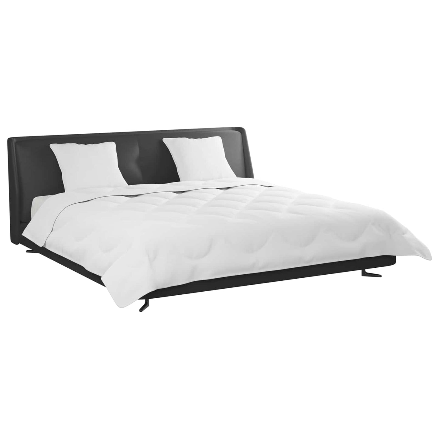 Summer Duvet with Pillow 3 pcs White Microfiber
