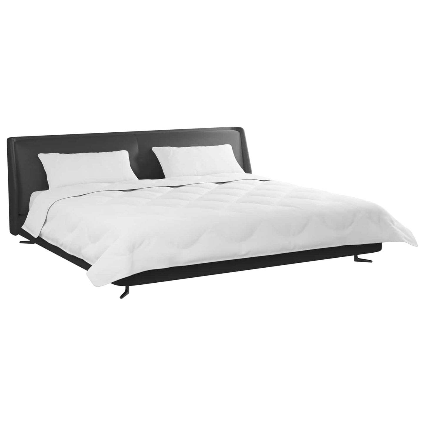 Duvet with pillows 3 pcs White Microfiber and down feathers