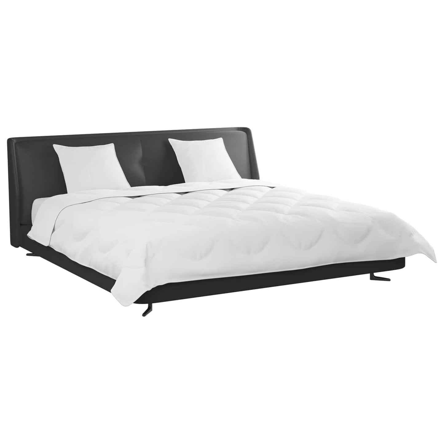 Decke mit Kissen mit Kissen 3 pcs Weiß Mikrofaser