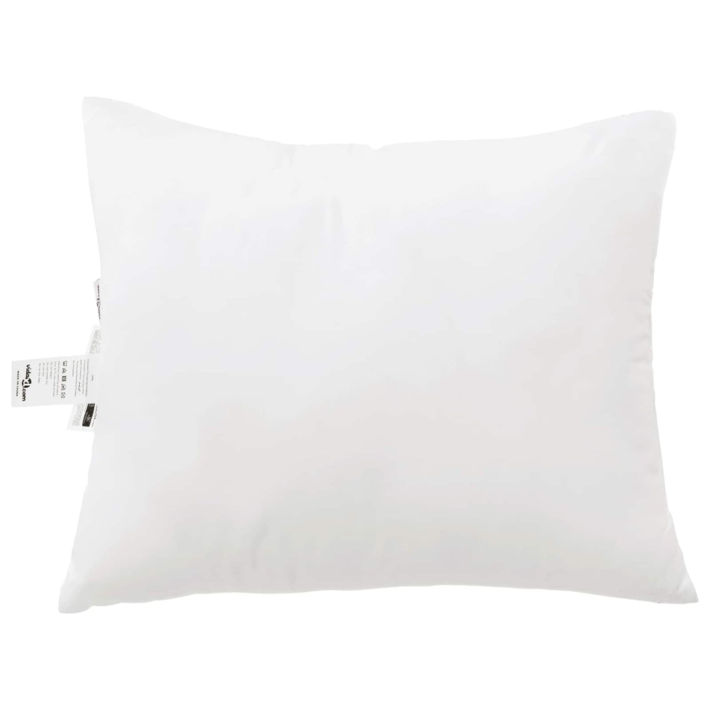 Duvet with pillows 3 pcs White Microfiber