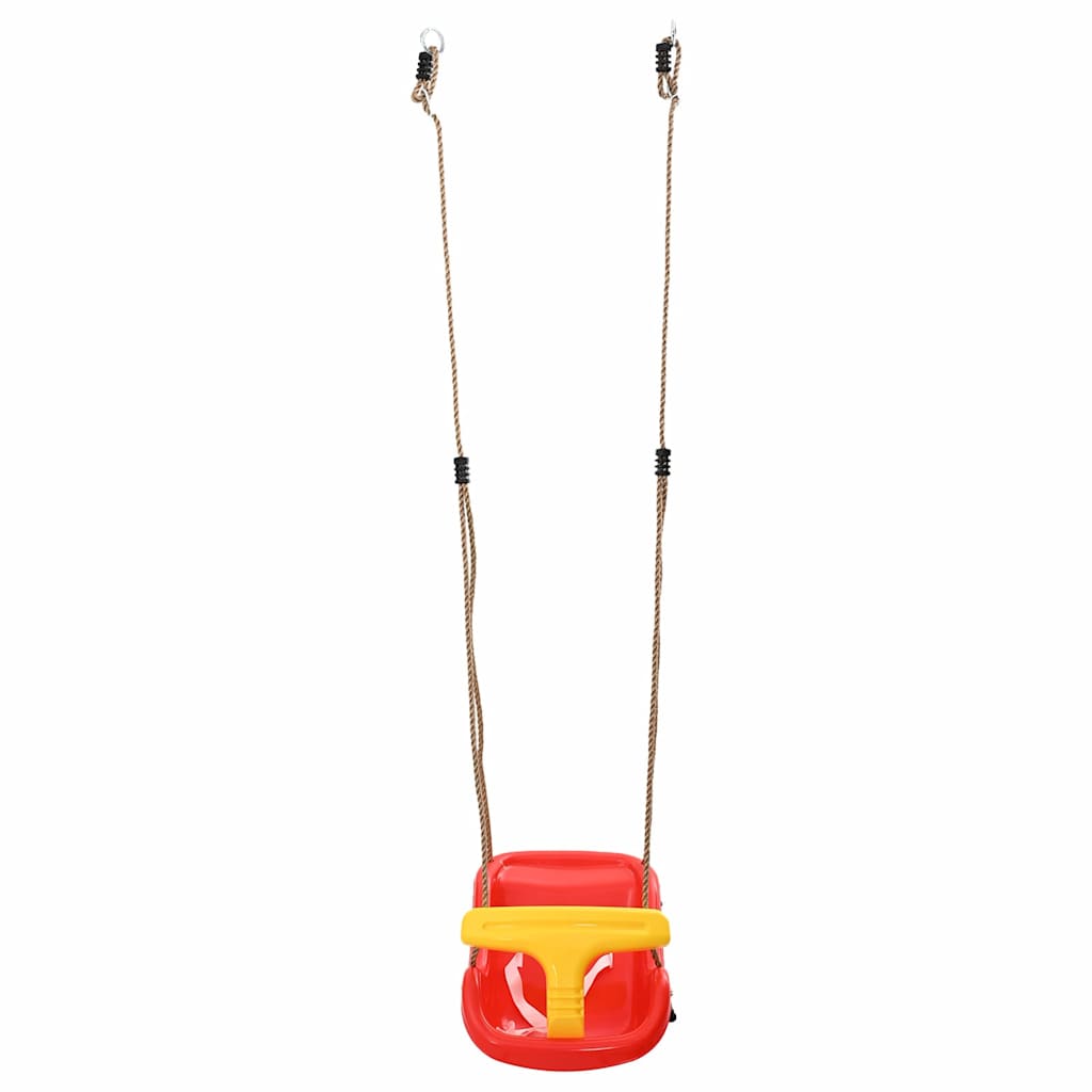 Baby Schaukel 2 pcs Rot 36 x 43 x 42 cm Kunststoff