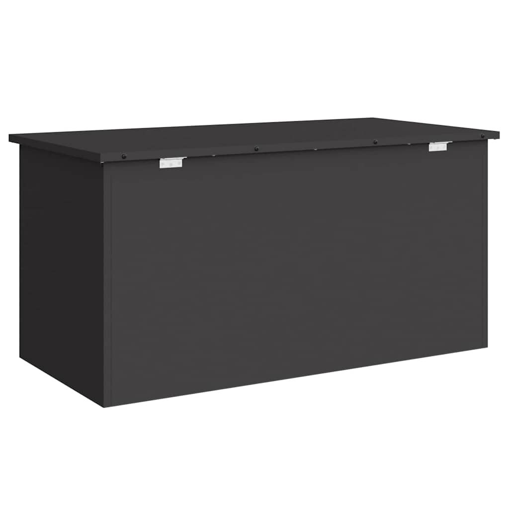 Außenlagerbox Schwarz 100 x 50,5 x 50 cm Stahl